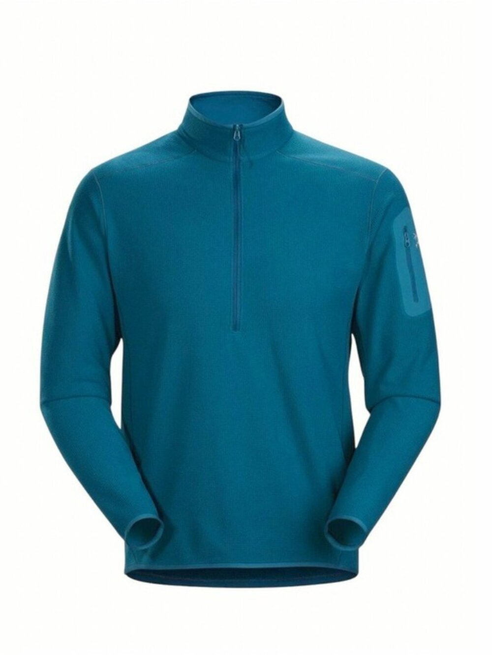 Arc'teryx Delta LT Zip Neck Waffle Fleece Turquoise Blue Size XL - Picture 15 of 15
